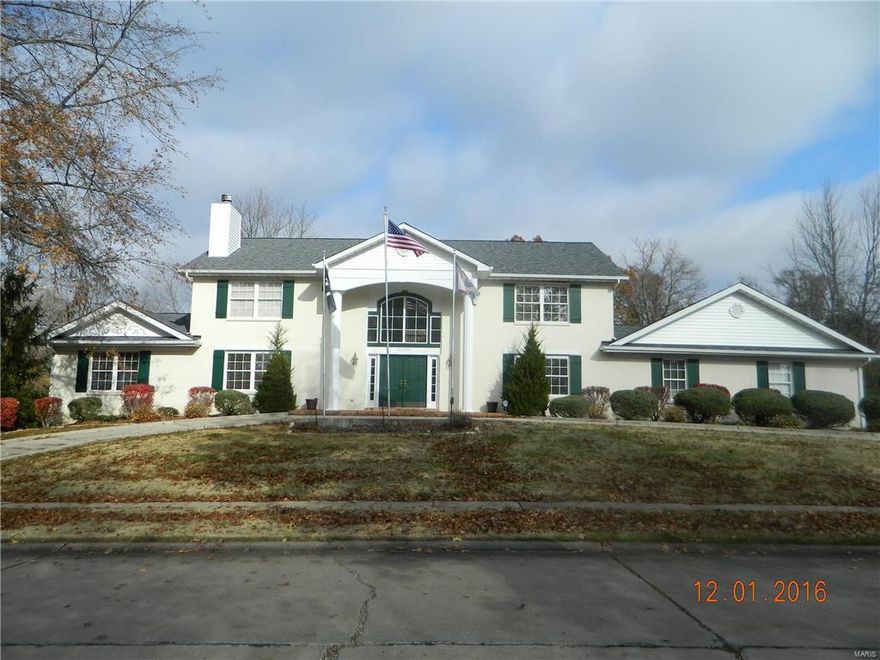 GREAT NEW PRICE!!  Here's your opportunity to own a fabulous home in prestigious Ladue Lake Estates!  Upon entering, you will be greeted with a large, two story foyer and open staircase.  To the left is the den with a wood burning fireplace.  On the right is the dining room with a pass through butler's pantry into the gorgeous kitchen.  The work area of the kitchen has a center island with gas cook top, double ovens, granite counter tops, and breakfast bar.  The atrium windows in the breakfast/hearth room are breathtaking! This spacious home has plenty of room for everybody.  The master suite has a huge closet with make up vanity, built in ironing board, closet organizers and a bathroom fit for the most discriminating buyers!  The 4 upstairs bedrooms each have their own private bath and walk-in closet.  The great room has a wood burning fireplace, a wet bar with refrigerator, and also has atrium windows overlooking the large back yard.