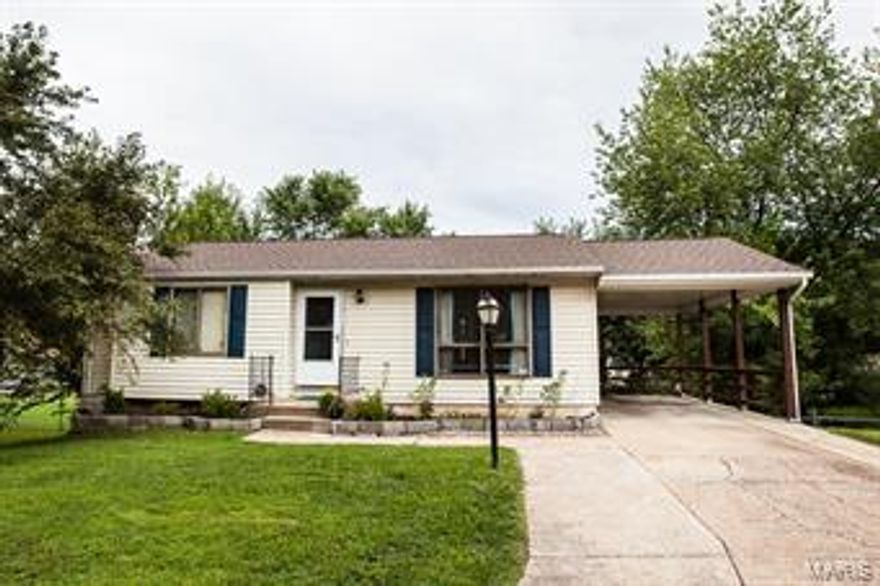 Welcome to this lovely home in the heart of Pevely! Available again-Buyer had change of employment. THREE bedrooms,(.23+/-)LEVEL lot situated on almost a quarter of an acre, extended/double driveway, fresh landscaping, FULL-finished walk-out basement, updates such as hardwood flooring, & new roof in 2012! The large living/family room has beautiful wood floors, natural light, white trim, & decorated to a T! The kitchen is light & bright w/updated custom cabinetry & white appliances. Step out onto your 12X14 deck overlooking a fenced in & flat backyard featuring shade/privacy trees, room to play, & perfect for gatherings-or just enjoying a cup of coffee or dinner from your deck or covered patio! There is an unfinished portion of the lower level w/washer & dryer, work bench, & plenty of storage. Storage shed, attic fan, AT&T Digital Life, plus enjoy the pleasant small town atmosphere Pevely provides! Easy commute to Arnold, South County, & Downtown STL! 1 year AHS Home Warranty included!