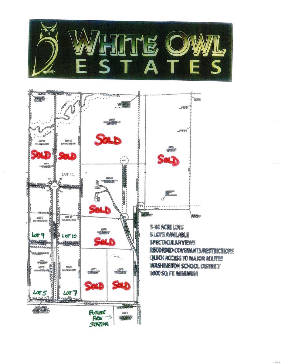 White Owl Estates - Land