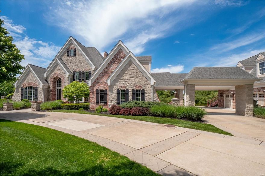 Absolutely stunning estate situated in a gated community in the heart of Chesterfield. 3+ acres of picturesque land w/ an inground pool & outdoor fireplace. Inside you will find 7400+ sqft of TLA! Enter to find a 2 story foyer flanked by a dining rm & study. The great rm features built-ins & a see-thru fireplace to the 2 story hearth rm w/ built-ins & access to the deck. The updated kitchen includes top of the line appliances, oversized island, quartz countertops & adjoining breakfast rm. Spacious ML master w/ full bath w/ his & her vanities, lg shower, jetted tub & his & her WIC. 3 UL bedrms, bonus rm/addtl bedrm & 3 full baths. Beautiful w/o LL w/ rec rm, game rm w/ wet bar, exercise rm, media rm, hobby rm & 1.5 baths. 5 car garage w/ studio apartment w/ full bath. Updates made by the current owners - Hearth rm/kitchen extension/update, LL extension, bathrms, new roof & more (list attached). This elegant home offers attention to detail & high-quality amenities at every turn!