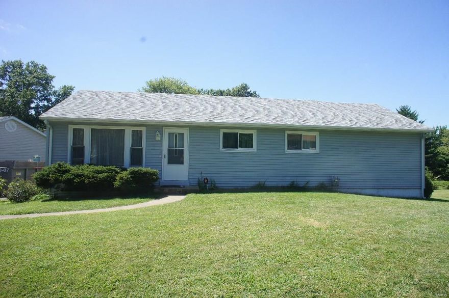 Back on Market. No showing until 5/4/2016.  Passed City and Fire inspections.  Made needed repairs.  Location, Location, Location!  Four bedroom/ two bath ranch with basement located in the Rockwood School District.  Nearly one half acre on a corner lot.  New roof and storm door (8/15).  Vinyl siding, enclosed soffit, and fascia (low maintenance).  Newer windows and HVAC.  Original hardwood flooring throughout most of home.