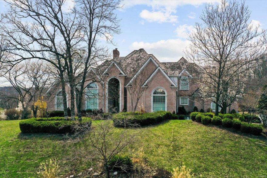 This home is one of the few built and much sought after Rooney Custom homes built in St. Albans. The home has great bones and it waiting for a buyer who wants to update and work with the home's wonderful design and creative contemporary floor plan. Its floor plan features extensive crown moldings and baseboards, solid wood doors along with gorgeous soaring ceilings thruout that are nothing short of fantastic. The home features a great lot and abuts the tee box on the 17th fairway of the Lewis and Clark golf course. Home is being sold in "as is" condition. Seller will accept offers with building inspections for informational purposes, but will make no repairs.