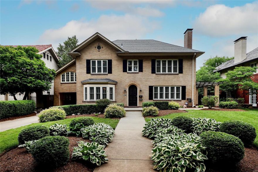 This classically beautiful center hall home has been expanded by the current owners with a fabulous two story addition. The 1st floor offers formal living and dining rooms, a cozy library and a spacious white kitchen with a center island with granite counters and a large breakfast room area. The amazing family room has French doors opening to the patio, sports court, and detached three-car garage. The second floor is a delight! The beautiful master bedroom with walk-in closet and the master bath with double sinks and separate whirlpool tub and shower are part of the addition. There are five additional bedrooms including the original master suite which has an updated ensuite bath and walk-in closet. Two other bedrooms open to a bonus play area. Two more updated full baths and a laundry room complete the second floor. The LL has been recently finished and has a half bath. The home has been freshly  painted in neutral colors. Fabulous home on a lovely street with many amenities nearby!