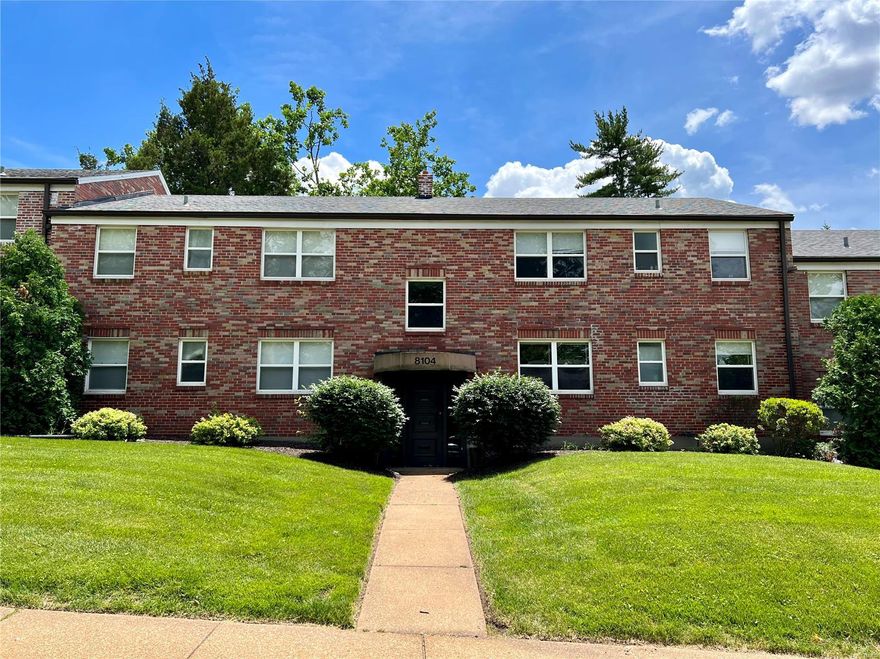 Fantastic Value Add Opportunity in the Clayton School District. Twelve 2 Bedroom-1 Bathroom Apartments include Central Air & Heat, Dishwasher, Refrigerator, Garbage Disposal, Hardwood Floors, Garage Parking Space Included underneath building, Storage Unit in Basement. New Roof in 2017. Prime Location Steps from Downtown Clayton & St. Louis Galleria with easy access to all Major Highways. Value Add Potential: Add Washer & Dryer In-Unit, Modernize Kitchen & Bathroom, Customize Closets.