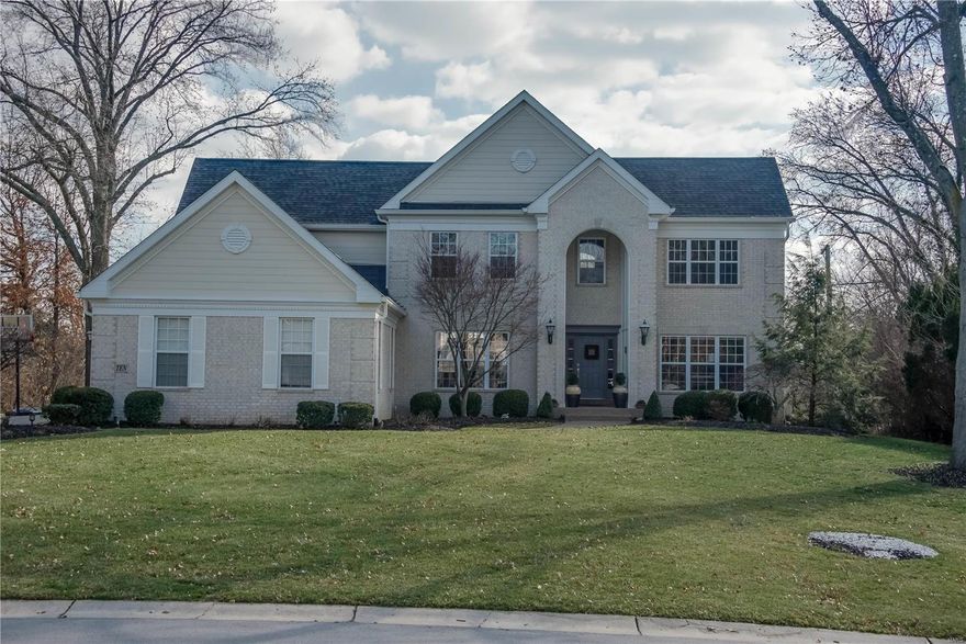 Exceptional home in desirable Heather Hill neighborhood. Open floor plan with high quality wood flooring on 1st & 2nd flr (15). High Ceilings on the main level. Entryway open to dining room & Living room, with gas fireplace. Great room with full wall of windows, gas fireplace, custom finished cabinetry in great room with full media wiring, sound system. Kitchen with Newer Thermador cooktop, Wok Ring, griddle (16), Refrigerator (14) & Dishwasher (17).  Kitchen Opens to Breakfast room with 2 bay windows. Lovely master, custom finished walk-in closets, luxurious master-bath with his/her sinks. Whirlpool tub & separate shower, granite countertops. Seller finished basement w/Full Bath, Media room, Kitchenette, storage closets.  Outstanding Bonus room on 2nd flr w/built-in desks. Newer roof w/gutter guards (14). HVAC & Humidifiers (17). Enjoy relaxing or entertaining on the huge low maintenance deck. Sprinkler System. Walk to Stacy Park & Old Bonhomme Elementary, Close to Clayton & airport.