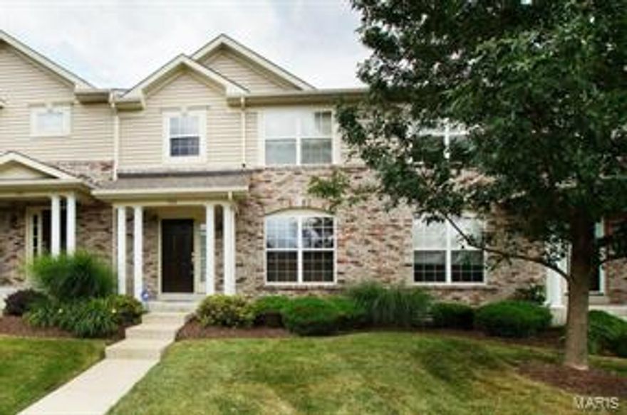You know what they say   location, location, location and this townhome has it and so much more!  This 2 bedroom,2 bath, 2 story townhome is located in the heart of Ballwin with easy access to the City of Ballwin North Point which offers a walking path, swimming pool and work out facilities. This home has clean and crisp features with a gourmet kitchen offering hardwood floors and wood cabinets, two bedroom suites with large bathrooms, oversized walk-in closets, and a very generous linen closet.  The courtyard off the kitchen is waiting for that someone special who can create their own peaceful oasis. Location: Interior Unit