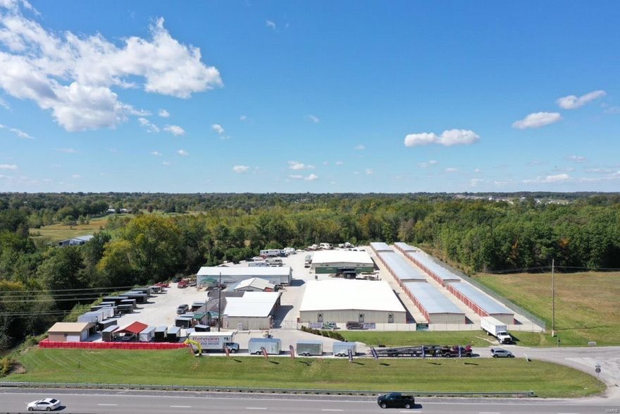 Outstanding Investment Property!  Exceptional cash flow from multiple streams.  Newer facility with highway visibility! Public utilities. 340 storage units including 150 climate controlled units.  Outside storage and 6 oversized units. Room for expansion!  Excellent 1031 Exchange. Location: High Traffic, Hwy/Interstate Frntg, Industrial Area