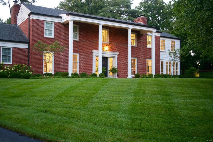 Comprehensive renovation in one of Ladue's premier neighborhoods! Thoughtful design w/ classic, modern finishes & great open floorplan will wow you! 2010 gut renovation & addition includes eat-in kitchen open to family room w/ wall of glass doors leading to outdoor entertaining area surrounded by beautiful new masonry wall & professional landscaping. Gourmet kitchen w/custom cabinets, white Danby marble counters, island w/wine fridge, appliance cabinet, Wolf 6 burner range, paneled Subzero fridge, Dacor dbl ovens, Miele dishwasher & warming drawer. Mudroom w/custom cubbies & built-in planning desk. 1st fl features sound system & custom built-ins in the study & fam rm.  Upstairs, find 4 generously sized bedrooms. Master suite features walk-in closet & spacious bath w/ double vanities & huge shower.  Two bedrooms share spacious hall bath w/double vanity. Finished LL. Enjoy low utility bills w/GEOTHERMAL HVAC, new windows, roof, gutters, plumbing & electric. Ask for List of Improvements. Additional Rooms: Mud Room, Sun Room