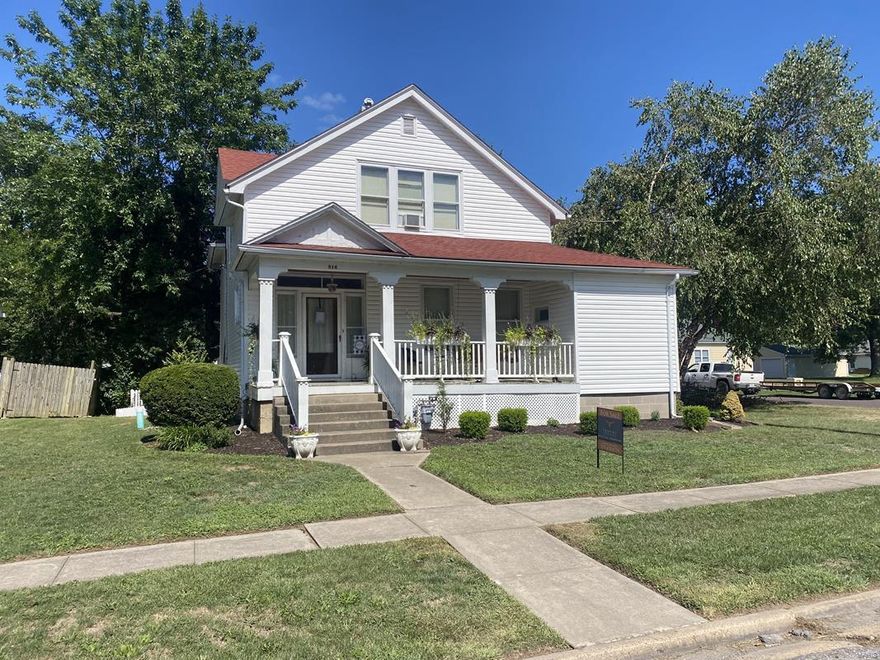 This charming house, built in 1912, has all the comforts of home. The three bedroom and two bath home has newly refinished hardwood floors, stained glass windows, and has beautiful original woodwork including a large pocket door that leads to the living room and a spacious kitchen that features a butler’s pantry.  This home is located on a corner lot and features a detached garage. Schedule a showing before it's too late! Additional Rooms: Mud Room, Sun Room