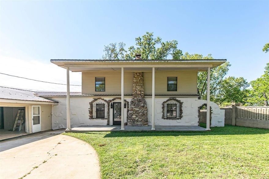 Looking for a great Lake house or home for Airbnb? This home would be great for a week/weekend get-a-way, or everyday living. Tucked in a nook of Wappapello Lake is this 2 bedroom, 2.5 bath, Spanish style home with attached garage. Enjoy the views of the lake from inside or outside the home. Kitchen has been updated with newer cabinets, flooring and appliances. Access to the lake is just around the corner! This house has a lot of character!