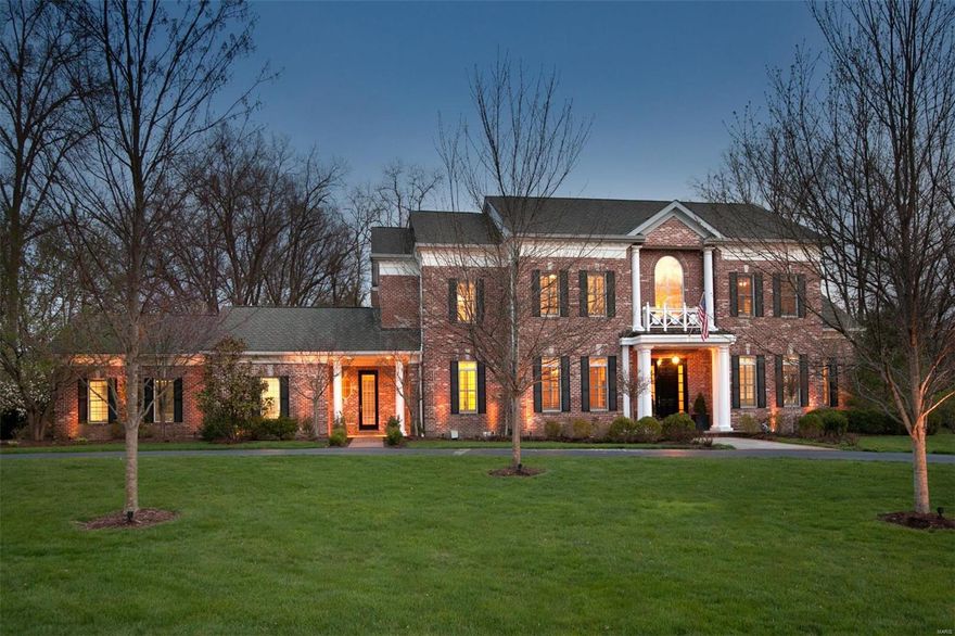 Refined elegance meets luxurious quality in this one of a kind manse deep in the heart of Frontenac’s most prestigious lane. Inspiring architecture and thoughtful design exude the epitome of class and comfort.  Dramatic 2 story foyer and formal living evoke Hollywood glamour, with huge glass doors leading outside, and a large fireplace.  Private terrace and pool are pristine and sure to be the site of countless good memories. Chef’s kitchen with Viking appliances and a massive granite island aligns perfectly to the hearth room w/ a brilliant stone fireplace to relax by at night. Master retreat has spa like features, private terrace access, and a closet worthy of the finest apparel. Lush landscape, commercial grade construction, and countless custom features elevate this this rare and breathtaking home into a class of it’s own. Additional Rooms: Mud Room