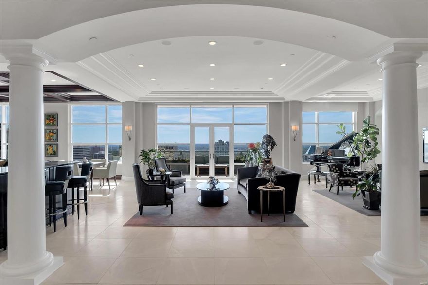 A Penthouse turn-key experience combining today's modern amenities with fabulous outdoor spaces! Architecturally significant and perched atop the 15th floor, this penthouse offers remarkable views from every room! Two bedroom suites, and 4,300 square feet of elegant entertaining spaces. Exceptional finishes, extensive millwork, and an artful vibe perfect for the distinguished buyer looking for a simple yet refined lifestyle. Two terraces facing south and west, 3 assigned parking spaces and oversized storage locker. Experience true urban luxury! 3 garage spaces on Level G2: #290, #234, #235. Storage unit on Level G1: #U-12 - being sold turn-key. Location: Upper Level