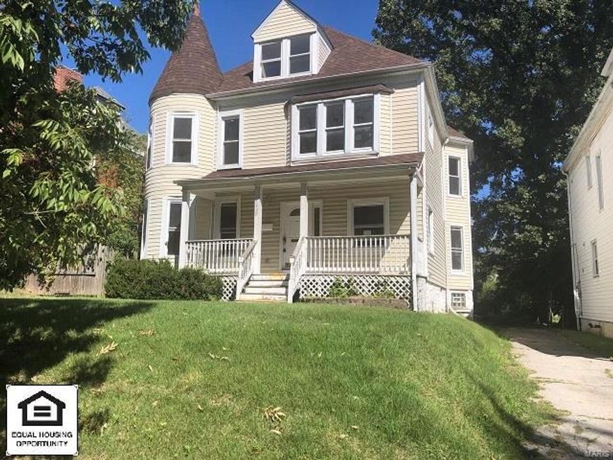 Great Value ! 2.5 Story Home Featuring: 3 Bedrooms, 2.5 Bathrooms, Fireplace, Covered Porch, Wood Floors, Kitchen has Double Oven and Stove Top with Tile Floor. This Property is sold as is.