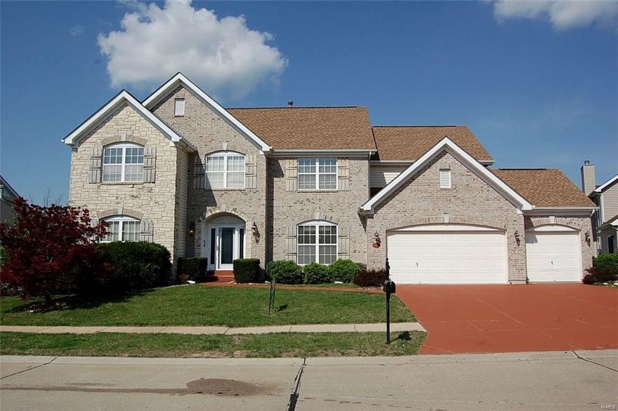 4 bed and 4.5 bath luxury home with 3 car garage.  Enter the home and find the marble entry flowing into the great room flooded with natural light from floor to ceiling palladium windows.  The flexed space plan can be used as a home office, game room, home gym or additional bedroom.  Kitchen area is large and has a breakfast bar and room, hearth room, butterfly island and double oven.  Upstairs find the master suite with 2 HUGE his and her closets and private spa like bath with glass tile detail, double sink, whirlpool and separate shower.  Two large bedrooms share a jack and jill bath while the 4th ensuite bedroom is perfect for an older teenager or a guest bedroom.  The basement is finished with relaxing finished area complete with aquarium area, shiplap detail, and custom gaming and media area.  Full bathroom in the lower level has decorative tiling detail and shower.  Over 4700 square feet of luxurious living space. Irrigation, intercom, central vac, Internal pest prevention system