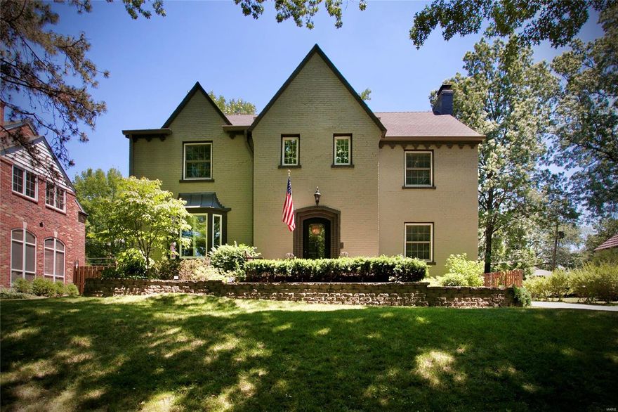 From its gorgeous exterior to its great floor plan, this spectacular 4 bedroom, 3 1/2 bath home in the Moorlands has been thoughtfully expanded and offers the perfect mix of Clayton charm and modern convenience and might check all the boxes on your wish list! Remodeled, eat-in, center island kitchen opens to sunny family room with pretty fireplace and overlooks the patio and fully fenced backyard. Formal living room with fireplace and built-in shelves, formal dining room with bay window, remodeled powder room. Upstairs, you'll find a large master suite with generous closet space, large bath with double vanity, separate tub & shower, and 2nd floor laundry. Three more spacious bedrooms on the second floor, one with en-suite bath, plus a remodeled hall bath. Tons of closet space and storage space throughout! Partially finished lower level with recreation space and/or workout space plus an oversized 2-car garage that really holds two modern cars plus bikes, mower, etc. Perfection!