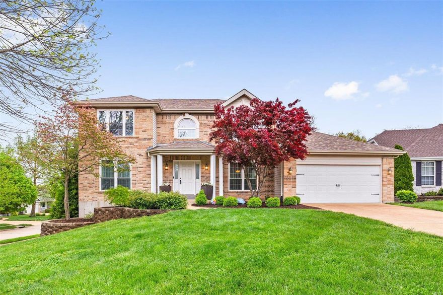 Rush hour Grand Open House Thursday 5/5 from 4:30pm-6:30pm. Be prepared to say WOW! Presenting this Stately 2 story home that sits in a quiet cul-de-sac! Fall in love with this 4 bed/4 bath home and the updates these owners chose to do! Beautiful 2 story entry, den, and private dining upon entry. Gorgeous family room with wood burning fireplace, built-in shelving and a bay window. Easy access to the large deck for entertaining. Updated kitchen, large center island, quartz counters, and a new trendy backsplash. Main floor laundry! Upstairs offers engineered wood flooring, spacious bedrooms, and a beautiful master suite with a separate tub and shower. The walk out lower level offers an additional family room and rec area, along with a deluxe ninja course for the kiddos and an additional full bath. Plenty of storage here and a great work room with built in shelving. Zoned HVAC! Enjoy evenings on the large covered patio. Level yard with a great wooden fence! You will not want to miss this!