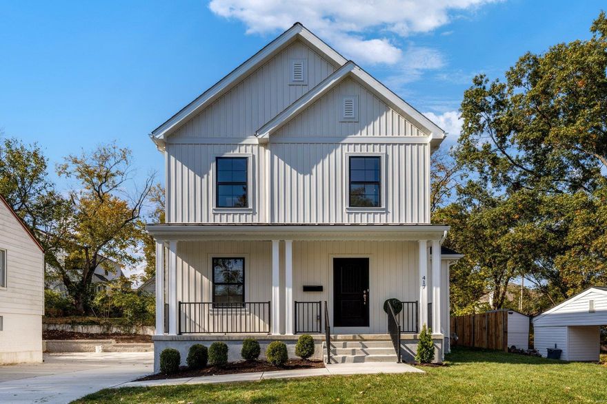 Welcome to this stunning new construction home in the unique part of Kirkwood, surrounded by mature trees. This 1.5 story SMART home has five bedrooms with four full baths and half bath with a two-story entryway, white oak flooring throughout, even in the lower level, NO carpet. The primary bedroom suite is on the first floor! A rare find, as well as the laundry/mudroom with a separate entry from the back of the house. The back covered porch is a perfect retreat. An open-concept living area with all quartz countertops. The kitchen features a large island, and a walk-in pantry.  Upstairs, you’ll find an en-suite bedroom and a Jack and Jill bathroom for the other two bedrooms. The lower level is complete with built-in cabinetry for entertaining, an amazing bar area and a full bath and an additional bedroom. Awarded winning Kirkwood schools and a few minutes away from Kirkwood Park.