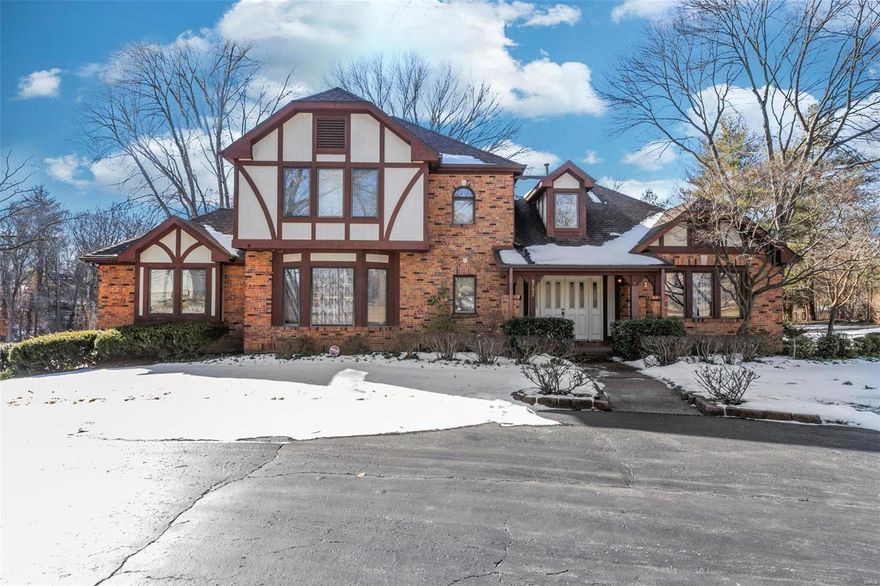 Old Warson home awaits your personal touch!! 9792 Old Warson has been meticulously maintained, mostly needing cosmetic love. Roof & skylights are 3/yrs old. The house has zoned HVAC, 1 furnace is 3/yrs the other 10. 1 A/C is less than a year, the other is ready to retire, but works fine! Same thing w/the 2 water heaters. Living area on the main floor is 2,730 sf w/main fl Master, LR, DR, FR & lg eat-in Kitchen w/deck out to the yard. Pantry & laundry rm off kitchen lead to 3 car garage. Remove a wall or 2 to give more flow & add your updates! Upstairs there is 910 sf. w/2nd fl Master, 2 more bedrooms & full bath. The basement is a walk out w/9 ft ceilings & 1,200+ sf of finished area. There is a full bathroom, as well as an office, family room, built-in bar, cedar closet & approx another 800+ sf of unfinished area. A beautifully landscaped yard completes the package. Plenty of equity to make this your own or tear down and build a 3M+ home. Walking distance to Old Warson Country Club.