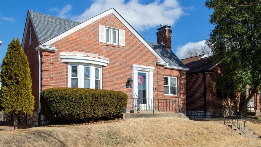 Conveniently located, this Princeton Heights storybook bungalow is ready for new owners to call home!  This 2-bedroom 1 bathroom home retains many of the original features along with many updates to make this the perfect home.  Neutral color palette, warm hardwood floors, stone fireplace, and stained-glass accent windows invite you in.    A generous size living room in front adjoins dining room and makes it perfect for entertaining.  Kitchen and breakfast room with built-in banquette has direct access to the backyard and patio.  2 bedrooms, separated by full bath share hallway.  The attic and basement provide for future additional living space.  One car detached garage, patio, and level fenced back yard with alley access.  New architectural shingle roof, copper flashings, and copper roofing on bays just completed.