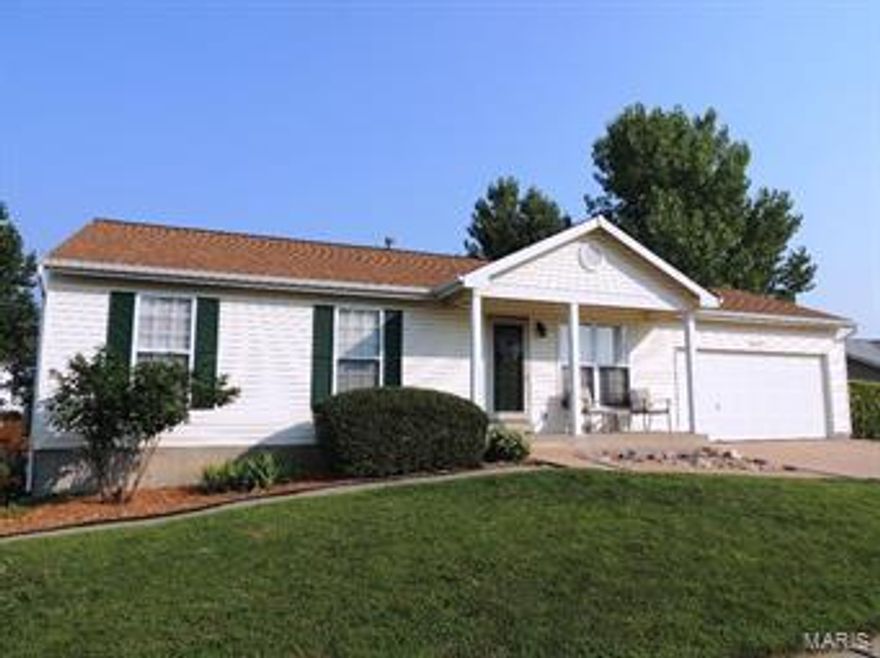 Close to shopping & Interstate 55, this three bedroom three bath ranch home with open floor plan, walkout lower level & two car garage in Seckman School District is ready for a new family.  This home will really appeal to families with teenagers or family members that need their own private space such as mother-in-law quarters.  The living room & kitchen share a vaulted ceiling & the kitchen walks out to the deck that overlooks the backyard.  The master bedroom, with vaulted ceiling & plant shelf, has a walk-in closet & private bath with separate shower & tub.  The second bedroom on the main level is large enough to create an office or study area plus all the furniture.  The laundry area is also on the main level.  The lower level has a second family living area which includes a family room & separate kitchen area with cabinets and sink.  The lower level has a full bath, the third bedroom with walk-in closet.  You will like the yard.  Look at the photos.