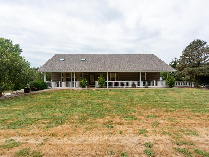 Privately gated horse ranch on 17.47 acres with almost 3000 livable sqft! With a fully renovated studio apartment w/ a second gourmet kitchen (perfect in-law suite / rental opportunity). Main level includes a master suite overlooking the beautiful pastures, a spa-like master bath w/ an oversized shower, walk in closet PLUS 2 additional large closets. The kitchen is a cook’s dream w/ 2 ovens, a gas cooktop with variable burners and downdraft, with updated GE Profile stainless steel appliances, Silestone countertops, and plenty of storage. Formal dining room w/ wall-to-wall windows, 21 x 41 pool, 3 decks, 2 patios, pergola, large outdoor riding arena, paddocks, and 3 barns.  New roof 2021. Hardwood floors. Washer & dryer BOTH levels. Custom built in 2020 FIVE over-size horse stalls, including a 16 x 16 birthing stall, rubber mat flooring on concrete sealed with kennel sealant, custom tack closets. Barn is TEMPERATURE CONTROLLED, INSULATED, and has a bathroom with hot/cold running water.