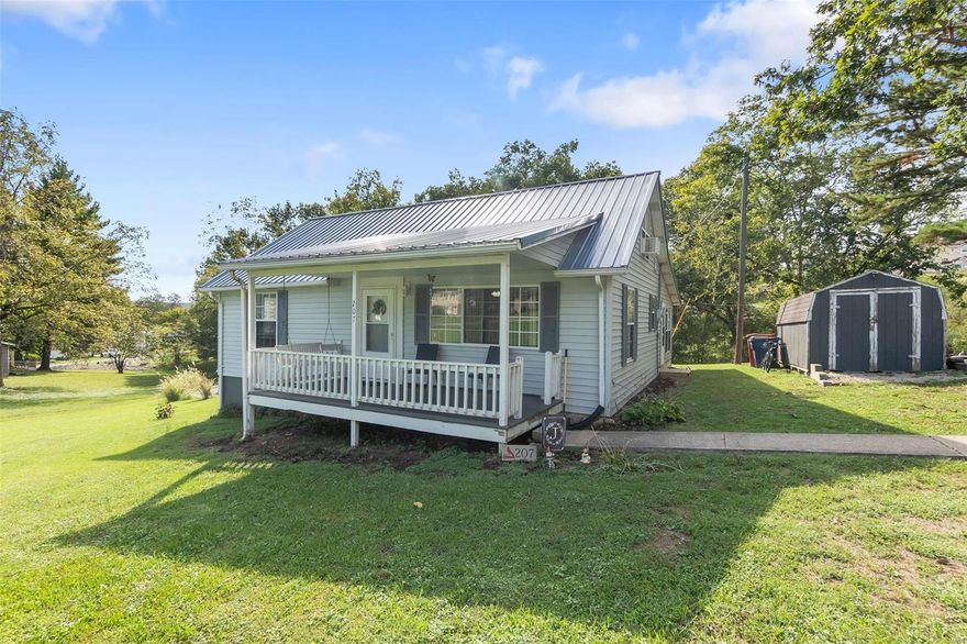 Outdoor oasis! Private backyard has seclusion with a 2-tiered deck and nice pool. This charming bungalow has 2 bedrooms and 1 1/2 baths with plenty of room to move around.