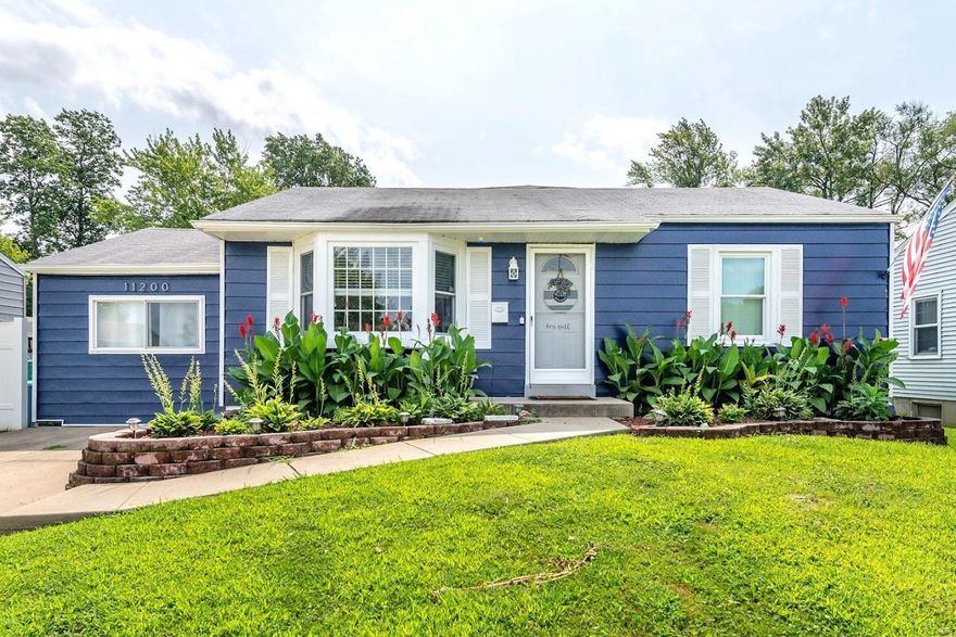 Welcome home to this charming 3 bed, 2 bath, ranch style home in the highly sought after Lindbergh School District! Open floor plan with updates galore! The huge addition makes this home one of the largest in the neighborhood. Step into the spacious living room with hardwood floors and bay window. Beautifully updated kitchen and breakfast room with granite counter tops and stainless steel appliances. Huge master bedroom suite with vaulted ceiling, walk-in closet, laundry area and recently updated master bath. Large family room with vaulted ceiling. Two additional bedrooms and a full bath finish off the main level. The unfinished basement offers plenty of storage. The exterior features a huge covered deck, patio, storage shed and partial fencing. Other recent updates include newer kitchen, updated master bath, family room addition, new flooring, new paint, new HVAC, newer windows, new exterior paint, updated electrical panel and updated plumbing stack. Schedule your showing today!