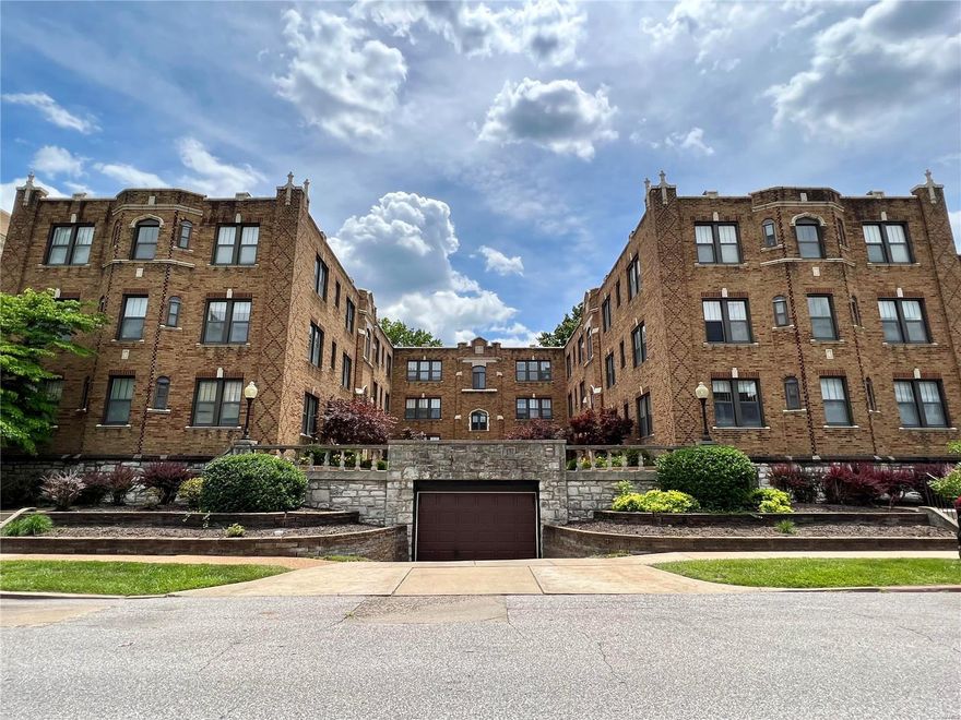 Generational Asset in a Prime Location with Major Improvements including New Courtyard. Eighteen Units (Six 2 Bedroom-1 Bathroom and Twelve 2 Bedroom-2 Bathroom Apartments) that include Central Air & Heat, Dishwasher, Refrigerator, Garbage Disposal, Hardwood Floors, Storage Unit in Basement. 12 Garage Parking Spaces underneath courtyard. Steps from Forest Park, Washington University in St. Louis, Concordia Seminary & SSM Health St. Mary's Hospital. Value Add Potential: Add Washer & Dryer In-Unit, Modernize Kitchen & Bathroom, Customize Large Closets.
