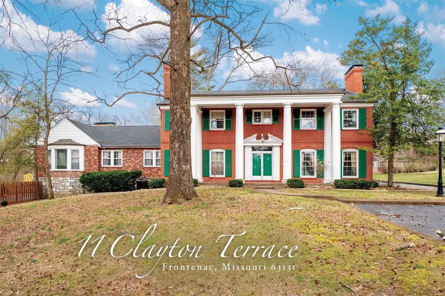 CONTINUE TO SHOW! Location, Location, Location!!! Escape to this stunning 1.7 gorgeous acres, with unrestricted scenic views of wide open ground in sought after Frontence township and Ladue Schools! Make your Offer today and DO NOT WAIT! Do not miss this opportunity to build your custom dream home or renovate this stately all brick 2-story charmer with over 6226 of total living space, an inground pool, custom millwork, built-ins, and finished lower level with walk out! The home features 3 levels of living space with 4 fireplaces, 3 HVAC systems for supreme comfort, 6 bedrooms plus office and 7 bathrooms, bay window in master bedroom and breakfast room! This home has amazing views from all sides of the property! Main and upper laundry, main floor master bedroom suite, 2 upper bedrooms have dedicated bathrooms and 2 upper bedrooms share jack- n- jill bath! Hurry!