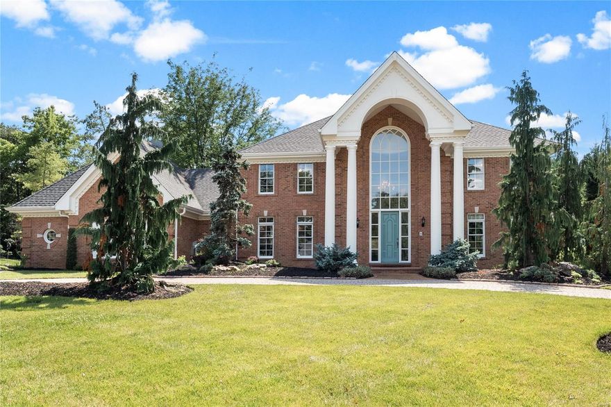 Stunning 1.5 story home in the prestigious Dunhill Farms sitting on an acre of unbelievable beauty. Gorgeous trees & landscaping w/many flowering trees & shrubs. A beautiful path way, waterfall, 2 gazebos, 1 newer with a copper roof, 2 firepits. This is an outdoor entertaining paradise! Beautiful from the time you enter the home w/a 2 story entry foyer, dining r00m w/coffered ceiling, great r00m w/beamed cathedral ceiling & fireplace, custom millwork throughout the home. Office/study w/built in bookcases, wood work walls & beamed ceiling. Large main floor master, luxury master bath, walk-in closet & walk out to deck. Kitchen w/custom cabinets & breakfast r00m/sitting room w/floor to ceiling cathedral windows. 3 bedrooms upstairs, 1 w/ sitting area & full bath, 2 & 3 w/Jack&Jill bathroom. LL is absolutely stunning w/coffered ceilings, natural stone floors, fireplace, beautiful wet bar, office, additional area w/pool table, walk in steam shower, wet & dry sauna, walk out to a patio area.