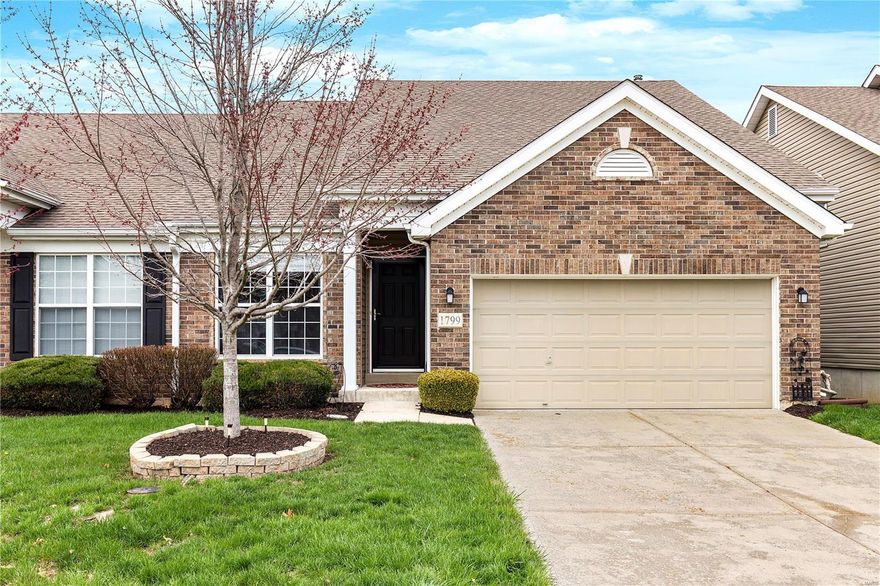 Beautiful 1.5 story condo located on a cul-de-sac lot backing to tress. Open the door to be greeted by handsome hardwood floors throughout the main level. Great room boast a vaulted ceiling for a nice open feel. Dining room features a bay window with door leading to the deck and opens to the kitchen with 42” cabinets. Huge main level master suite with a nice sized walk-in closet and full bath with walk-in shower. Upper level has 2 large bedrooms with walk-in closets, full bathroom and bonus room perfect as a playroom or office. Spacious, finished, walk-out lower level features a large rec room, 2 walk-in closets, and full bath. 2 car garage and main floor laundry. Amazing location with easy highway access and all of the conveniences of care-free condo living. Shows beautifully, must see! Location: End Unit