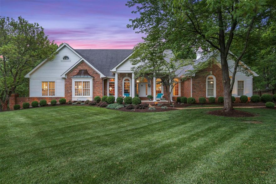 Looking for the perfect home the one that was built with quality and integrity filled with beautiful finishes and it's a ranch?  Look no further than the coveted Kingspointe subdivision.  Nestled in the back you will find your oasis!  This single level living home was built to last the decades.  Main level offers 4 bedrooms including the master ensuite with 1 hall full bath and 2 half bath.  Main floor laundry, a beautiful entry foyer, an office, formal living room and dining room, a breakfast nook, great room, kitchen, bar, sunroom with direct access to the deck and three car garage. Lower level features 1 bedroom ensuite with walk in closet, a full kitchen, family room, billiards room, half bath, another bedroom and walk in closet and ample storage and 2 walk out areas into the back yard.  The back has a covered area and deck that over looks a lush green yard that back to woods.  Beautiful!