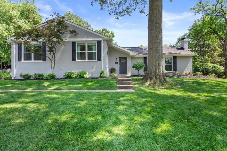 A completely renovated home in the Ladue school district! This house has it all! Fully renovated in 2016, this home has all the upgrades you would ever need. Custom window treatments, custom closets, soft close cabinets, quartz countertops, Kitchenmaid appliances, hardwood throughout and so much more. This home needs no work and is completely move in ready for your family. This home also has a private inground pool and private fenced in backyard! The pool has been updated and they have also installed an irrigation system. Wait until you see the giant master bedroom, huge walk in custom closet, and amazing master bathroom.  This house is in the coveted Ladue School district making this a perfect location for your family. Close to everything in St. Louis, this is definitely a house you do not want to miss.