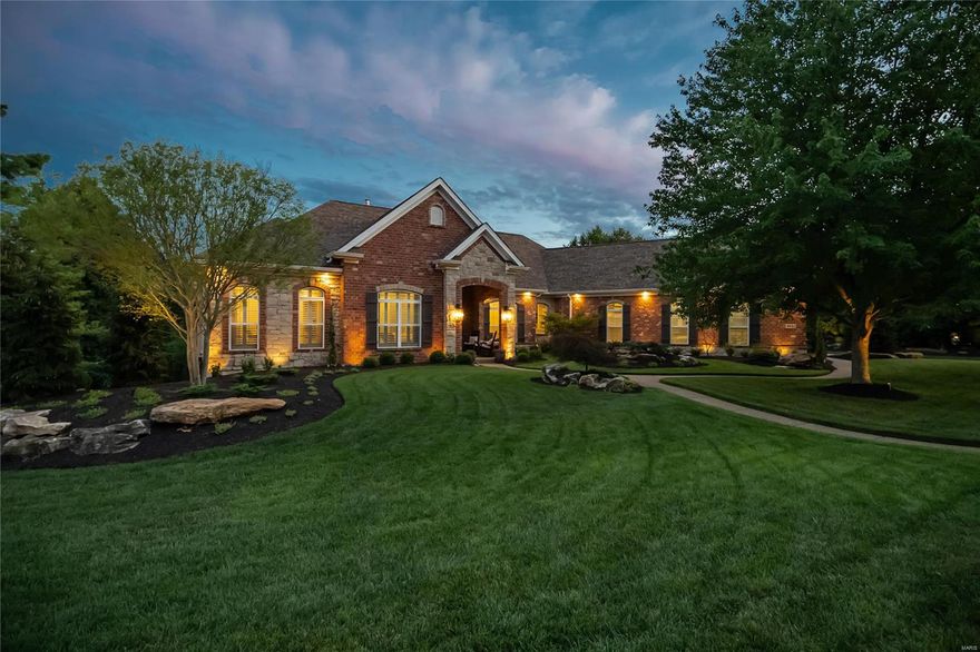 Resort living at your home! This atrium ranch dream home has been updated/renovated from top to bottom. Pull up the aggregate drive and take in gorgeous new landscaping/lighting all around, newer roof ('16), koi pond & head to the private oasis that awaits out back to the resort-style, saltwater pool w/ cool-touch decking, covered patio, hot tub, fire pits & a deck w/ views for days! Elegance awaits you inside with dramatic windows to take in the spectacular view, rich wood floors, high ceilings & custom millwork throughout. Dream gourmet kitchen w/ Thermador/Subzero appliances, huge island/bkfst bar, quartz counters & enjoy the hearth rm w/ space for dining & lounging. Primary suite has two walk-in closets & a see-through fireplace into the beautifully updated spa-like bath. Walkout lower level has huge main family rm w/ two bars & wood floors, two bdrms, two full baths, a den/sleeping rm & a cozy media rm w/ gas fireplace. Request improvements list! Golf path connects to Whitmoor CC!