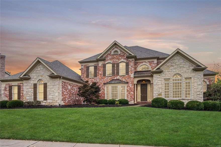 Stunning 1.5 story exec home on premium lot w/ heated, saltwater pool w/flowing waterfall and so much privacy.  Now priced below market!  Imagine floating on a raft under your waterfall, roasting marshmellows on your outdoor fireplace or relaxing under your dry below deck. All-resort living in your own backyard! More than 6000 sq ft of living space in this stone and brick beauty w/ 5 bdrs - incl. a first floor master suite w/ spa bath.  Entertainer’s basement w/ walkout, a huge bar, fireplace, bedroom and exercise room.  Rich oak flooring on the main level, and some new carpet. You will love the flow of the floor plan from the vast entry foyer to the main floor office, great room w/ fireplace, dining room w/ bay window + kitchen w/ cherry cabinets and island w/ seating all around. Gather family in the hearth room w/ stone fireplace. So much elegant space + one of the best lots in all of Greystone make this home a great value!   Plus Roof 2018, Wood Floors 2019, Carpet 2019, Paint 2019. Additional Rooms: Mud Room