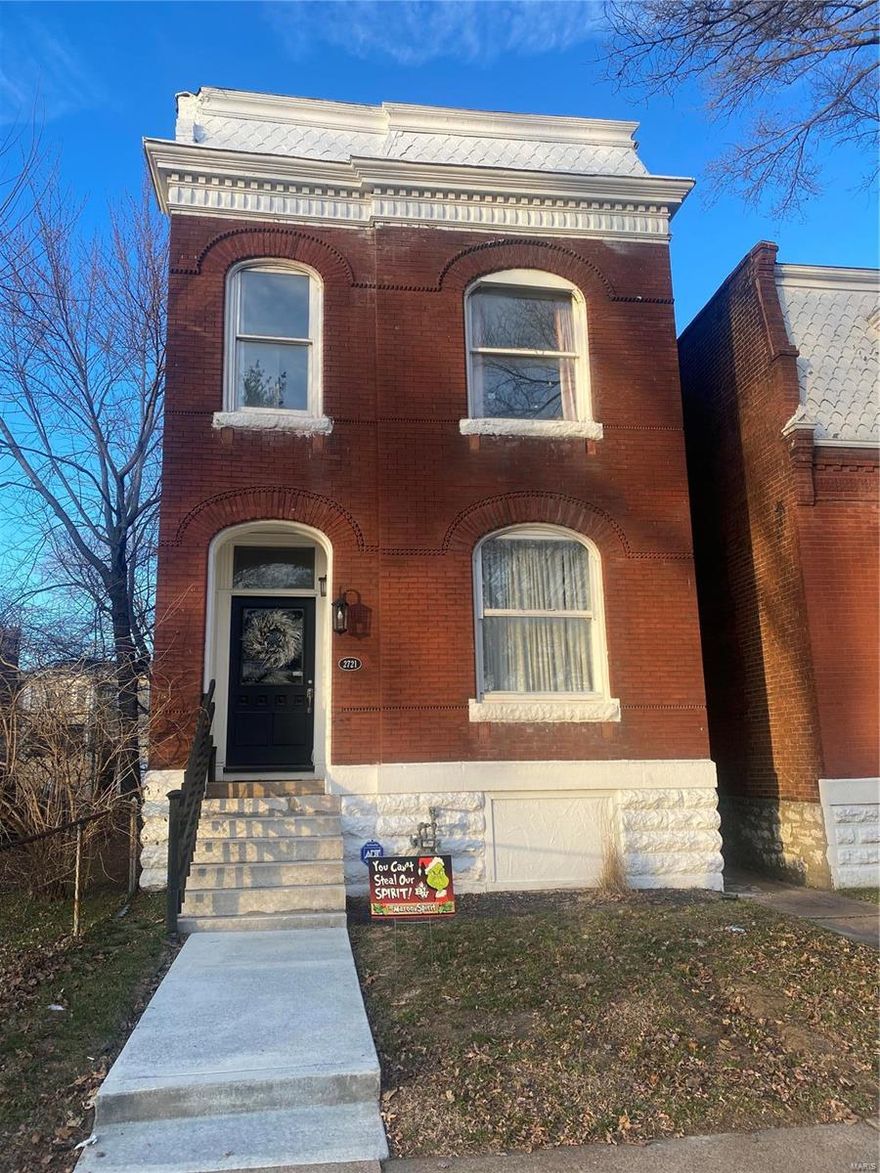 Beautifully renovated historic home perked directly across the street from Fox Park! This 3 BR, 2.5 bath home boast over 2000 square feet & character galore! Stepping into the formal foyer, you will be instantly wowed by the soaring ceilings & spacious living room anchored with a historic fireplace! The huge dining room flows into the stunning kitchen! The kitchen plays host to granite tops, painted gray cabinetry (adorned with crown molding), a two-tiered breakfast bar & stainless appliances! Don't forget about the main floor laundry tucked behind a sliding barn door.  Upstairs you'll discover the Master Suite w/ private bath, along with another full bath & 2 add'/ bedrooms.  The lower level is partially finished and offers a walk up exit to the rear of the home! The backyard features a new deck, lot's of green space, & a 2 car parking pad. This all-brick piece of history is ready to meet its new owners! Call today, before someone else grabs this.