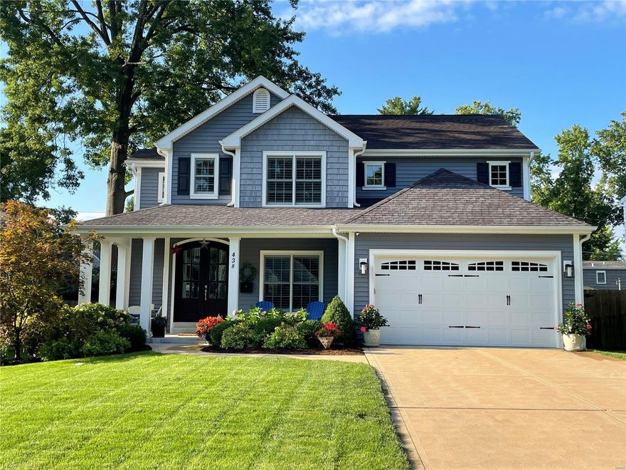 You won’t want to miss this rare opportunity to move into a newer home on a sought after street in Kirkwood. The front porch welcomes you to a gracious foyer opening to a formal dining room with plantation shutters and a family room with gas fireplace, built in bookcases and pocket French Doors to the kitchen. Features of the kitchen include a center island big enough for any gathering, double ovens, gas stove, beverage station with under counter fridge, walk in pantry and breakfast room. On the 2nd floor you’ll find a generous sized master suite, 3 add’l bedrooms, hall bath and laundry room with wet sink.  Add’l space is found in the lower level with a 5th bedroom/office, 3rd full bath and rec room. Other highlights include a mudroom with cubbies, wood floors, 9’ ceilings, amazing millwork, fully fenced in backyard, patio with gas fire pit and irrigation system. This home has so much to offer all with a walkability location to schools, restaurants, grocery stores and parks.