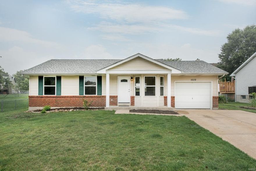 Fully Updated, Move-In Ready Ranch! The owners just invested in new HVAC, Roof, Kitchen, Bathrooms, Flooring, Trim, Doors, Hot Water Heater, Sump Pump & Paint. You can relax & enjoy! The open floor plan starts with the beautiful living room with a vaulted ceiling, brand new carpeting and a bay window and flows into the breakfast room and kitchen, fully appointed with new white soft-close cabinets, granite counters, tile backsplash, sparkling stainless steel appliances, deep, double stainless sink, brushed nickel hardware and faucet and a pantry. The master suite has a large closet and an updated private bath with a cultured marble shower. Two generous spare bedrooms and another full bath complete the main floor. Spacious and versatile lower level is ready for your custom finish. Fenced, level lot on a quiet street.  Elementary school is next door to the neighborhood.  Recently passed building, radon, termite and sewer inspections. Fabulous quality investment opportunity. See it today!