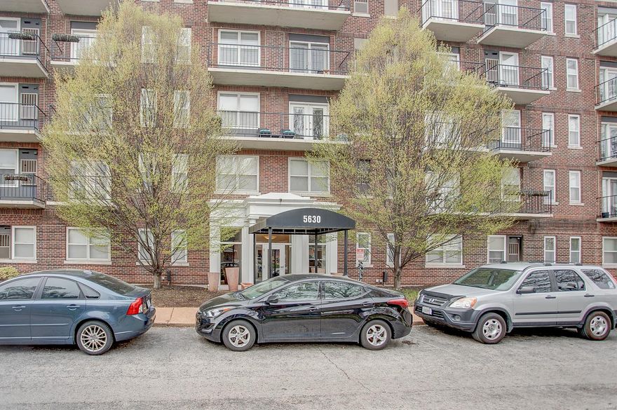 Live in the center of it all in this 1 bed, 1 bath condo situated in the Central West End.  Located on the 4th floor, this fully updated home features a private balcony overlooking the tree-lined street.  Enter into the warm and inviting living area featuring hardwood flooring, white trim and French doors leading to the outdoor space.  Continue into the kitchen where all of the updates have been done for you including custom wood cabinetry, granite countertops, stainless steel appliances and ceramic tile flooring.  The private bedroom is a peaceful space offering plush carpet and a large closet for easy storage.  A beautifully designed bathroom with a vessel sink and a European washer/dryer add the finishing touch.  Residents enjoy gated parking and 1 assigned space.  Conveniently located within walking distance to Forest Park, the Muny, Art Museum and the St. Louis Zoo!