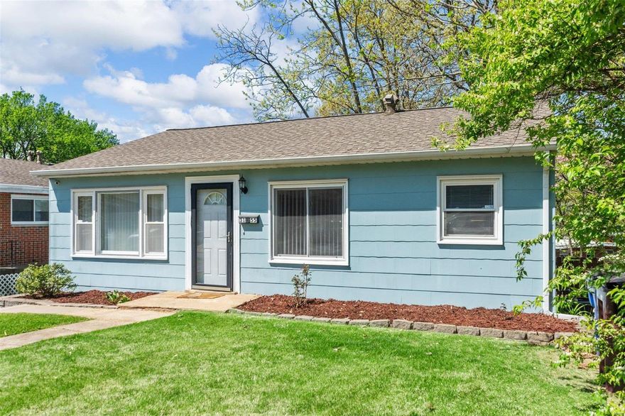 GREAT HOUSE FOR A FIRST TIME HOME BUYER!!! Charming 3-bed, 1.5-bath ranch home. Discover the perfect blend of comfort and style. Immerse yourself in the warmth of real hardwood floors throughout the main level. Enjoy energy efficiency with newer windows, a 1-year-old A/C, furnace, and hot water heater. The versatile lower level offers a 4th sleeping area or office space, along with additional finished square footage to be utilized into another living space/rec room/media room. Updated PVC plumbing stack in 2020 for added peace of mind. The spacious, primarily level, fenced backyard offers many possibilities. Embrace the joy of indoor-outdoor living through the walkout basement door and onto the large patio, perfect for nights around the firepit. Make this your cozy haven!