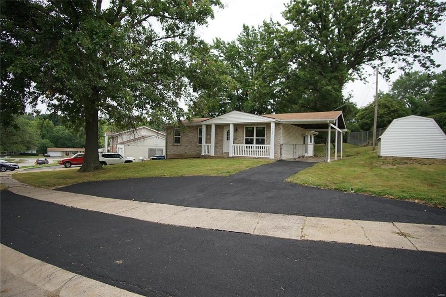 Welcome to 1545 Ville Martha Ln., a magnificently updated home at the end of a quiet street. This 3 bedroom 2 bathroom, finished basement home features many brand new items. As you enter you will notice the refinished hardwood floors stained and sealed in a warm dark color. There is a new kitchen with custom white shaker soft close cabinets, new stainless steel appliances, beautiful granite counter tops, recessed lighting, new chandelier, and new flooring. The home also features brand new vinyl double hung windows. The large addition in the rear of the house would make a great family room. The recessed lighting, new fireplace, and new remote controlled fan make this a great gathering space. The basement is finished with a large main area and a large full bathroom with its own walk-in tiled shower. There is extra storage space in the pre-framed utility area ready for additional finishing. The house has a brand new electrical panel as well. This move in ready home is ready for you!
