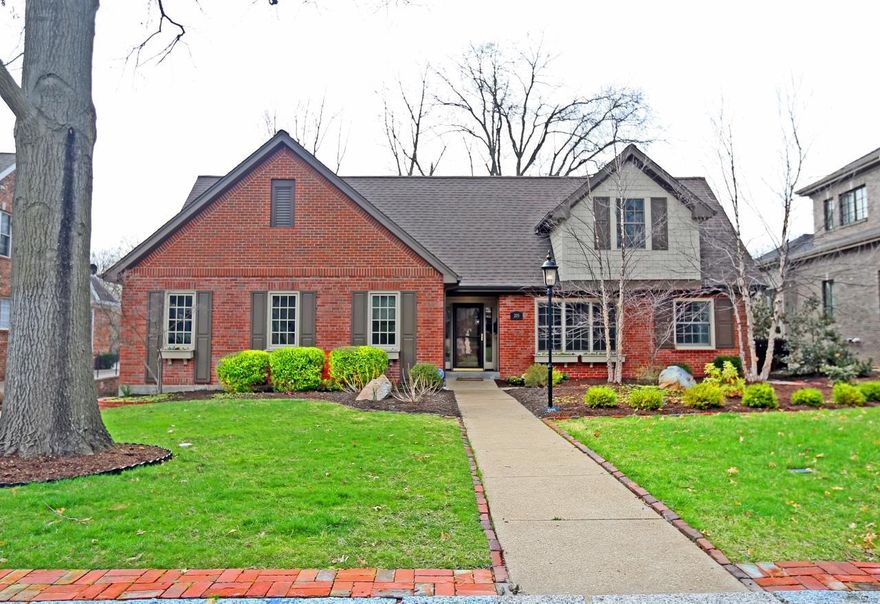 Enjoy fine living in this distinctive  4 BR and 3.5-bath home in an upscale community.  The manicured lawn and stately exterior bid a warm welcome. A striking vintage chandelier demands attention with its elegance & the soft, subtle ambiance it provides to the formal DR.  An array of vaults & dormers create architectural interest. A wall of built-in cabinets & bookshelves surround the gas, vent less fireplace.  A custom center island w/professional gas cook top & stylish island range hood anchor the gourmet kitchen.  Custom lighting illuminates the granite counter top & cabinetry.  You'll be drawn to the relaxation of the Eaze Breeze screened porch.  On the 1st floor, the master suite, unfolds with a custom walk-in closet & luxurious bath with heated floor.  Add'l highlights include a Murphy bed, custom closet in the study, zoned Geo-thermal HVAC, built-in shelves in the LL, security system, rear entry 3 car garage, electric car charger,  and a 1/2 gardener's bath in basement.