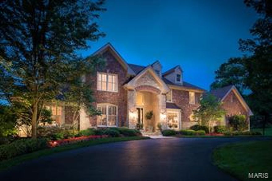 This gorgeous home in Ladue Schools was built for family living & delightful entertaining! Quality thruout defines the overall feel of this home. Inviting master suite opens to a private office. Great room w/ floor to ceiling windows opens to a deck overlooking glorious private pool & private yard! Kitchen w/ hearth room, breakfast room & back stair case. Upstairs boasts 3 ensuites with walkin closets plus a homework/computer room. One of a kind professionally finished lower level w/ family room, bar, rec area, exercise room & a welcoming guest suite. Spa bath w/ steam shower services the resort like pool w/ sweeping patios equipped for entertaining w/built in BBQ, refrigerator, sink & serving area! Lush landscaping w/ majestic trees.  Plenty of greenspace for play & a lrg playset!  Over the top Crestron sound system w/ programmable multimedia components all remain w/ home. This home has a timeless design & is the ultimate in luxury. Truly Better Than New! Impeccable. It is a must see!