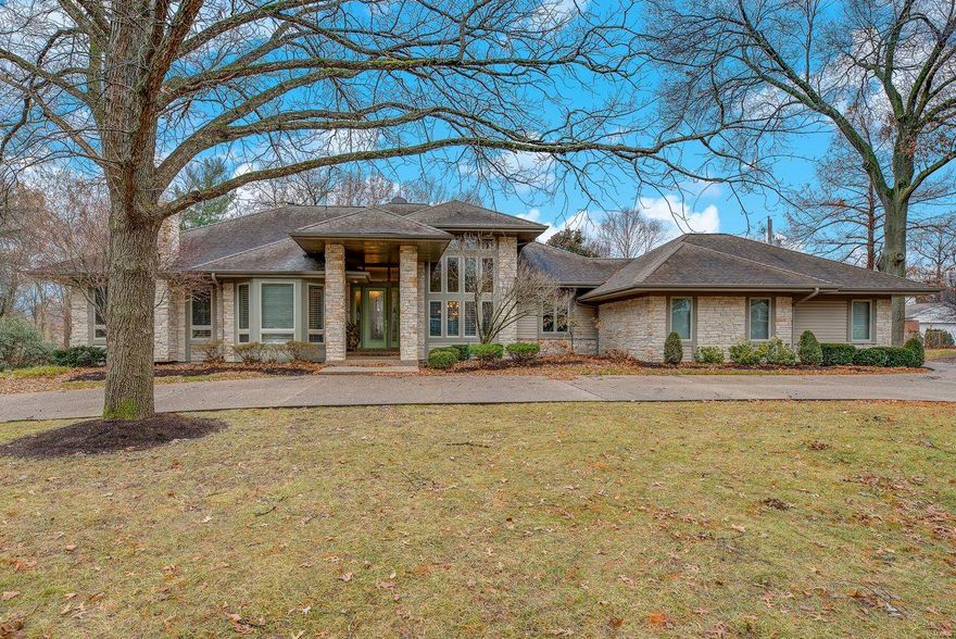 Custom built in 2000, complete main floor renovation w/high quality finishes in 2017-2018. Main level features 12' ceilings, ceramic  tile, 8' doors, sep office, master w/frpl, luxury bath w/jet tub & sep shower. The kitchen/great rm & brkfst room is fabulous w/brkfst bar that seats 8, sep center island w/quartz counters, GE Cafe SS appl & over-sized Eletrolux refrig. A new gas frpl, large butler pantry/wet bar, w/wine fridge & ice maker, walks out to composite deck overlooks level lot backing to Des Peres Park. Sep DR, mud rm, laundry rm & 2 1/2 baths finish the main floor. The extensive finish LL w/8-9' ceilings, most at or above grade, 3 BR's, walk-in closets, 2 full baths, bar w/fridge & DW, fam rm w/movie screen w/rear projector, pool & game table (negotiable), sep work-out room & 2nd laundry room. Zoned HVAC, tank-less WH, carpet (Nov '19), plantation shutters, alarm system, surround sound, irrigation system & 3 car garage are just some of the amenities to this amazing home!