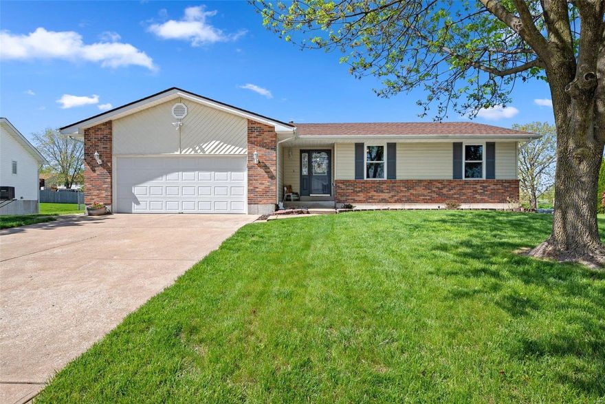 Amazing 4 bed/3 bath, Ranch home with 2-car garage. Main floor features shiplap wall in entry and stairwell, wood floors, vaulted ceilings, attic fan, ceiling fans in all bedrooms and living room, motion sensor lighting in hall bathroom. Primary bedroom w/en suite and large walk-in closet.  Fully finished, walk-out lower level is perfect for in-law quarters, apartment, or your own get away from home. Lower level features a full kitchen, bedroom with egress, bonus room, full bath, living room, and walk-out to the backyard. Walk-in closets in bedroom and bonus room. Laundry hookups on main floor and lower level. Furnace, A/C, and water heater have been replaced in the last 3-4 years. Roof only 6 years old. New kitchen window and 2 bedroom windows installed 2023. Don't miss out on this great opportunity!