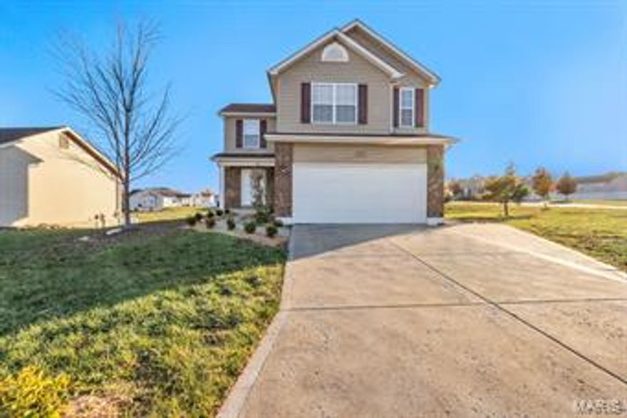 Come out and see this Beautiful home! This cozy two story home features bay windows over looking a great large back yard. Home has recently received new carpet and paint, garage is finished and even has a newly painted floor. Hurry It wont last long!