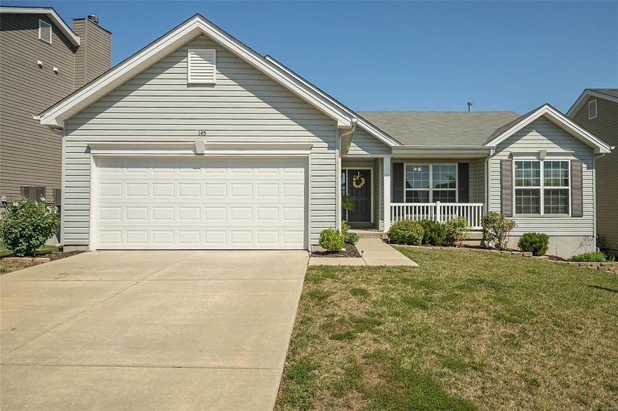 AGENTS...RESPONSE TIME HAS CHANGED IN AGENT REMARKS.  What a gem under $300,000!!!  Super speedy to the highway and a hop skip and jump from all that Wentzville has to offer makes this a fantastic location.  The curb appeal is an indicator of how nicely this home has been cared for.  The vaulted ceilings are nice and makes the place so roomy.  The kitchen has no complaints with ample counter and cabinet space, pantry and SS appliances.  There's a nice breakfast room off the kitchen that opens to the deck and yard which backs to common ground and woods beyond that so there's no neighbors right behind you.  The nicely-sized bedrooms and updated baths round out the first floor.  In the Lower level there's tons of open space with a separate shop area the seller uses for woodworking and a rough in for a bathroom.  It's a great place for someone to tinker in.  I think you'll really like this place! It's crisp, clean, light, bright and only 4 years old.  Plan to visit soon.