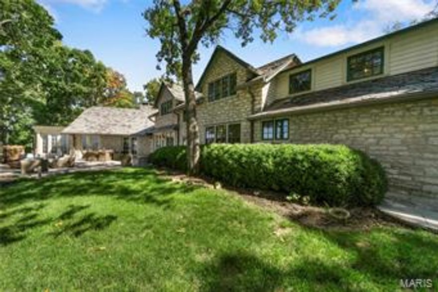 Situated on 5.3 acres of lush greenery with breathtaking panoramic views of the Missouri River in St. Albans. 901 Wings Rd epitomizes privacy and exclusivity. Constructed in 1926, this property once served as a social and sporting club for St. Louis’ elite. Today this 5 bedroom, 4 bathroom home provides all of the modern comforts you desire while maintaining the elegance and history of the residence. The Wings hosts a seemingly endless list of amenities from top of the line Viking, Sub Zero and Miele appliances to a personal Tee Box! You will love entertaining guests under the stars on the magnificent flagstone patios with incomparable views or in your very own private pub. The detached carriage house boasts a spectacular 932 SF loft apartment with cathedral ceilings and wood flooring. Photos simply do not do this home justice. You will be stunned by the freshly updated interior and historic remnants throughout the sprawling 5,985 SF Estate, highlighted in the virtual tour video.