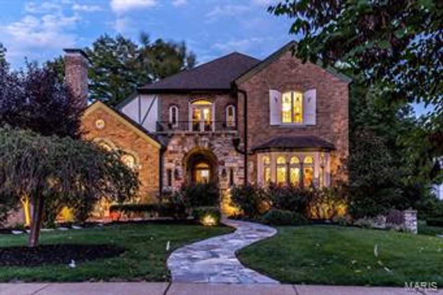 Stunning 4 Bd/4 Bth (2F/2H) 2 sty in prestigious Claverach Park. 3,700+ sqft of living spc. Stone walkway leads to Entry w/arched doors & Terrazzo floors. Dining Rm w/stained glass bay window. Great Rm w/cathedral ceilings, exposed beams, French Doors to patio, gas frplc & stone columns into Family Rm. Den w/built-ins. Gourmet Kitchen w/custom cabinets, Carrera marble, Viking appliances & adjoining Brkfst Rm w/Vitrolite tile. Updated 1st Floor Powder Rm. 2nd Flr finds: Master Ste w/art-deco Bth & dressing area, 3 add’l Bds & add’l Bth. W/O LL w/Rec Rm, glass block bar & Powder Rm. Highlights: Clayton Schools, wood floors, unique & artistic plaster moldings, interior/exterior sound system wiring, irrigation system, invisible pet fence & 1 car oversized attached garage w/storage. Relax outside on the deck, or take a swim in the in-ground pool. Great location – just a 5 min walk to Clayton’s restaurants, shops & galleries. Easy access to hwys!