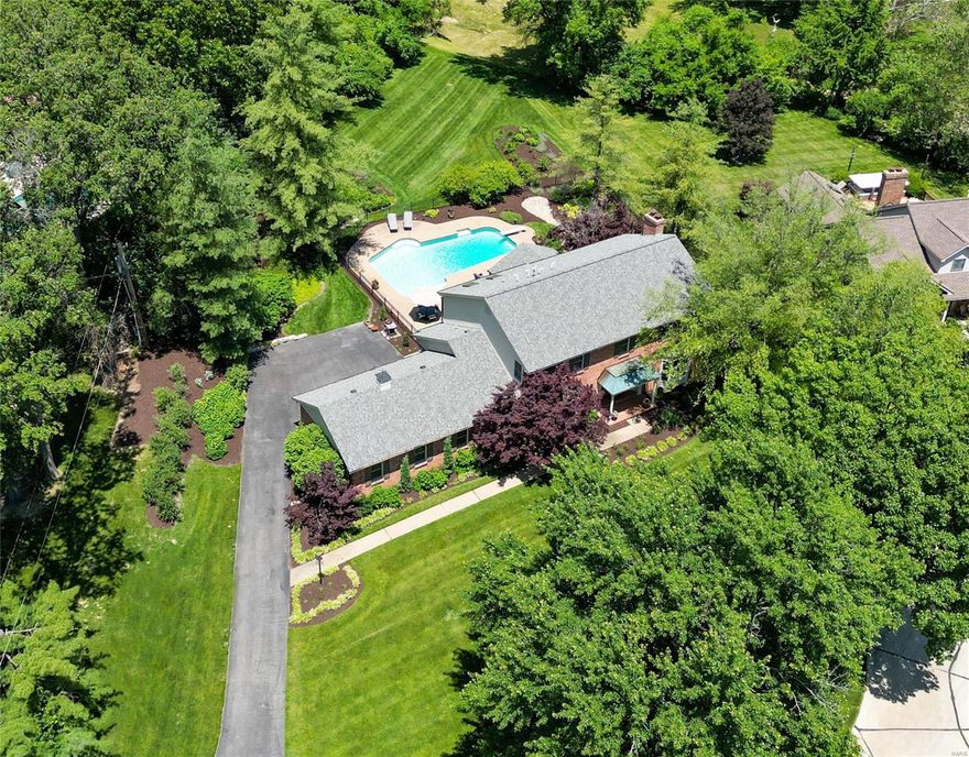 Pristine 1-owner home nestled on a quiet park-like setting with perfectly manicured, deep level lot & spectacular pool. Welcome Home to an Open & Bright Traditional flr plan with the perfect blend of modern updates for today's lifestyle. New windows, hardwood floors, neutral palette & beautiful moldings throughout. The kitchen boasts stainless appliances, quartz countertops, wonderful center island, lrg window looking out at the private pool & French doors that walk out to patio. You will fall in love with the lrge FR w/ box beam ceiling & gas FP that opens to gorgeous screened-in porch. 2nd Fl boasts expansive primary w/ 3 walk-in closets, private office & updated bath, 3 add. bedrooms & updated hall bath. Bonus walk-out finished basement with full bath & wonderful family/rec room! 3-car garage walks into main floor mudroom/laundry with refrigerator just off kitchen! The outdoor patio & pool will take your breath away, perfect & private setting to enjoy forever! This one is special! Additional Rooms: Sun Room